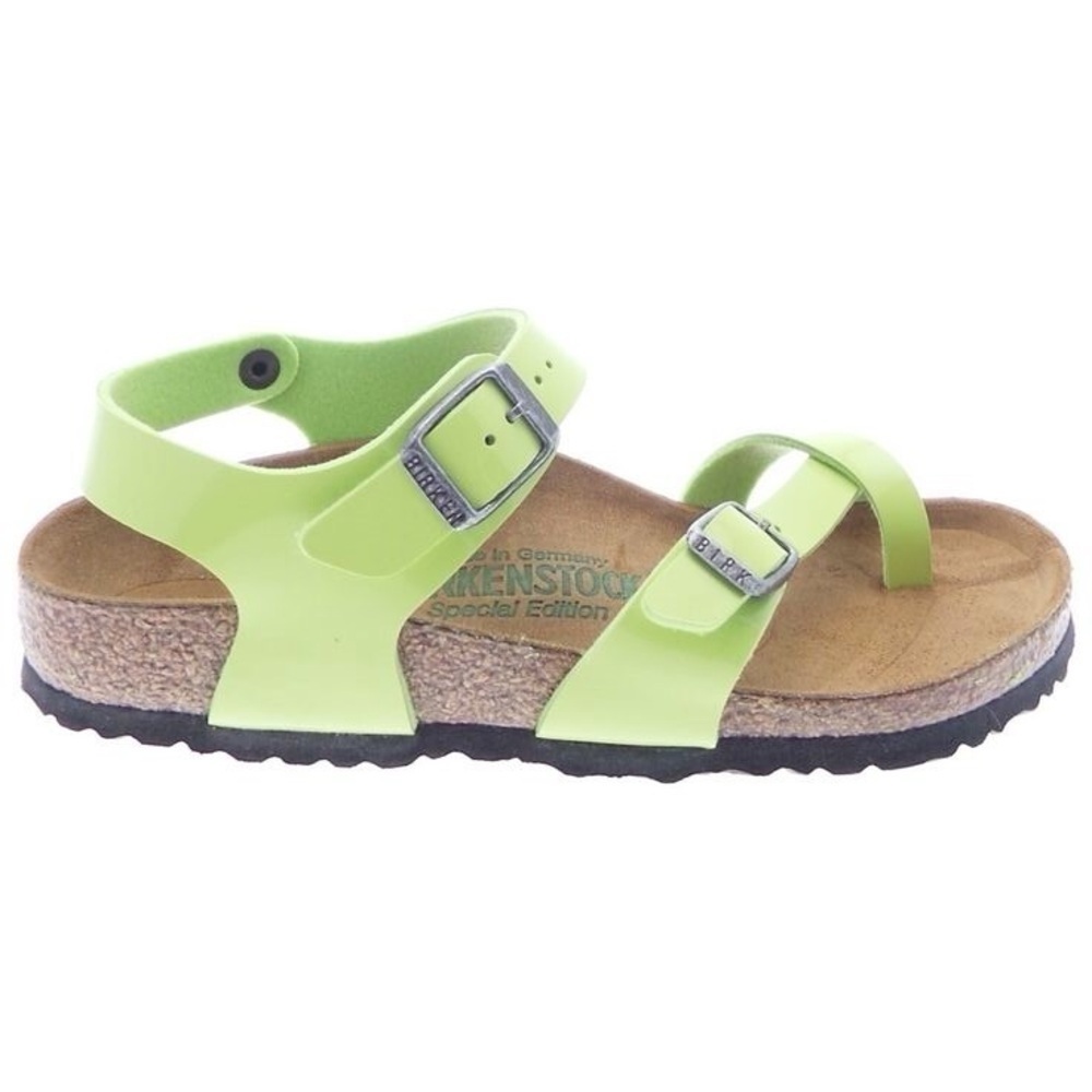 Birkenstock | Taormina Kids Patent Green Glow Sandal‎ Size 2